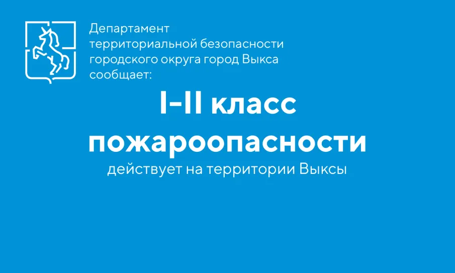 В Выксе установился I-II  класс пожароопасности